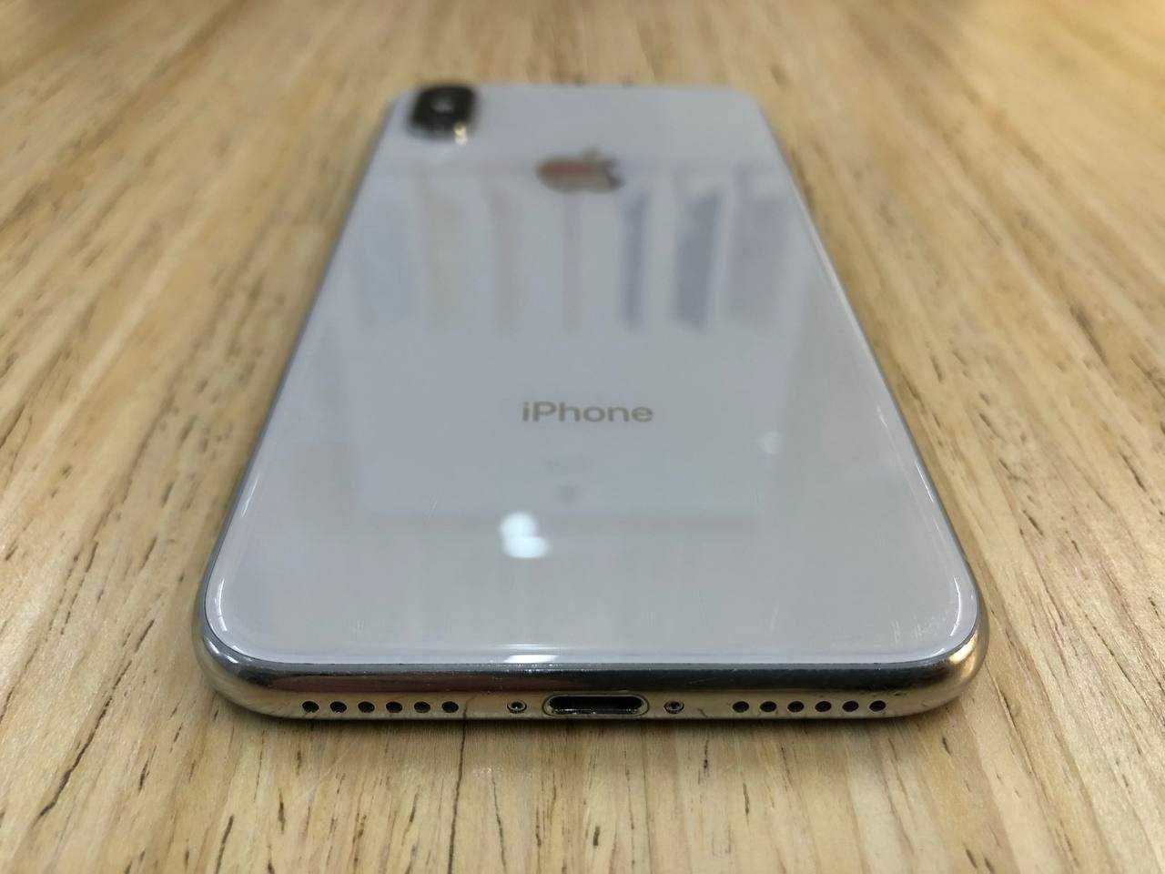 /12167/ iPhone X 64Gb Silver Neverlock Обмін Розстрочка Гарантія