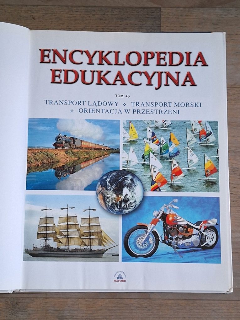 encyklopedia edukacyjna tom 46 transport lądowy morski