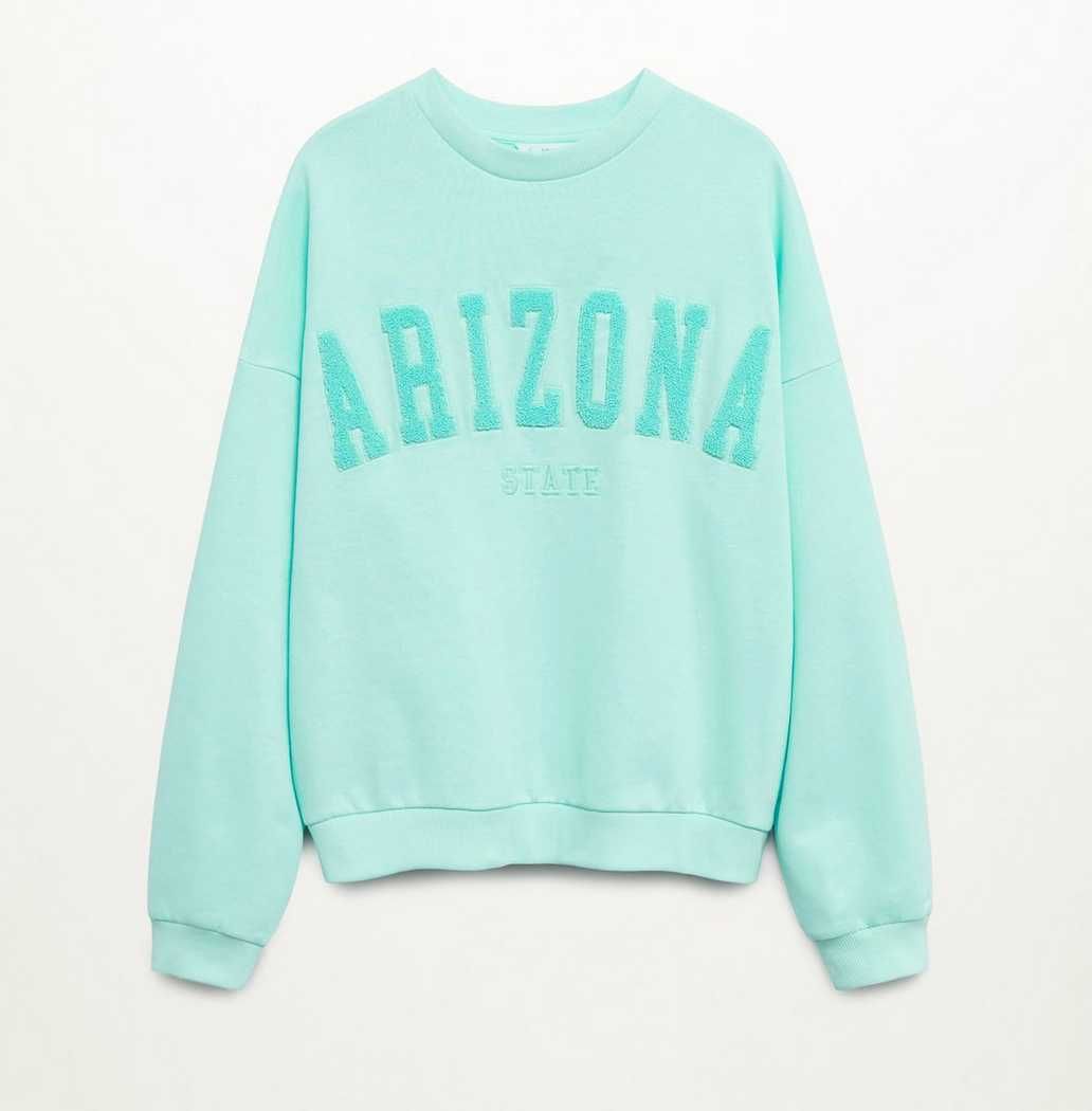 Sale! Mango Teen nowa miętowa bluza oversize Arizona 140 - 164