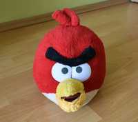 Głowa Angry Birds, DUŻA, przytulanka, pluszak, czerwona, śr 18-20 cm
