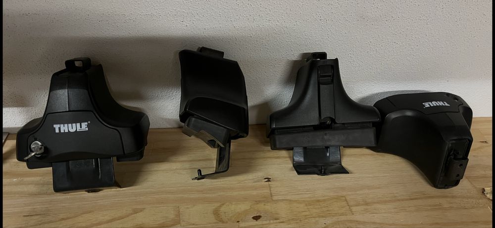 Apoios e pés Thule para barras tejadilho Audi A1