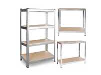 Regał metalowy magazynowy 150 × 75 × 30 CM do 540 KG Wytrzymały