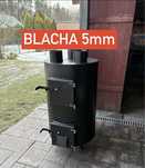 Piec na budowe blacha 5mm piec do garazu , koza, piec, piec nadmuchowy
