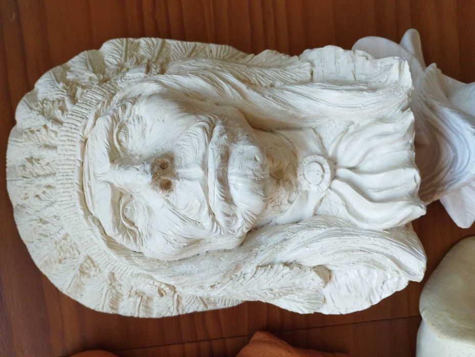 figuras em gesso para decorar