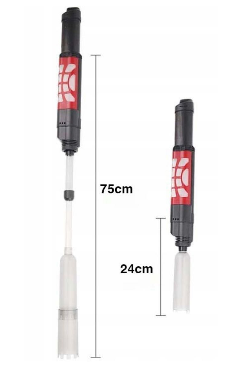 Odmulacz elektryczny do dna akwarium, HXS-01 6W z pompą 350l/h