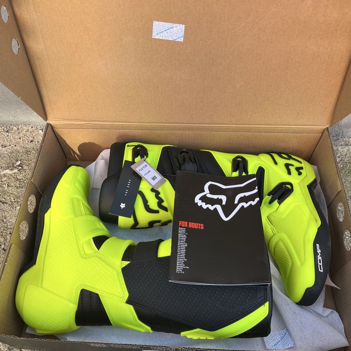 Botas Fox COMP Fluorescente Yellow 2023