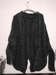 Włóczkowy sweter oversize modny ciepły sweter