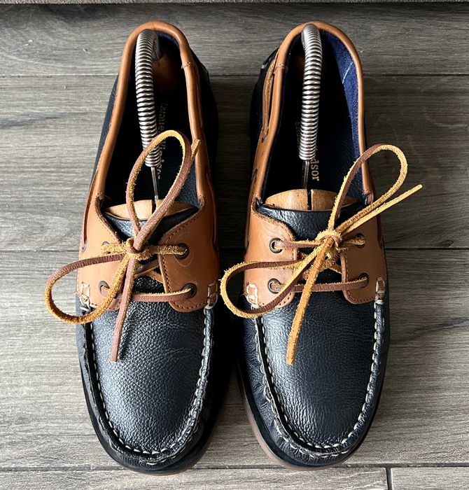 Windsor 41,5 Англія шкіряні топсайдери чорні чоловічі мокасини мужские