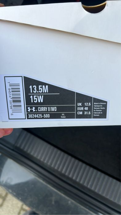 Buty koszykowka under armour curry 8 48.5