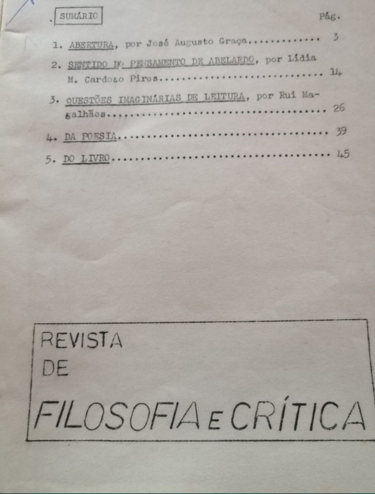 Revistas Expressão e Significado