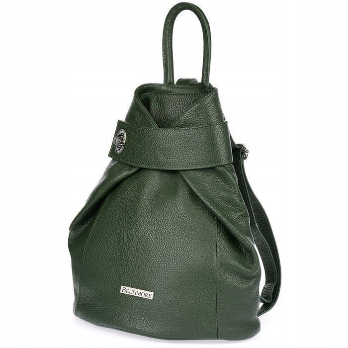 Skórzany plecak damski elegancki do pracy modny