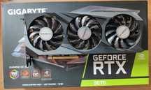 RTX 3070 GIGABYTE gaming OC Po Konserwacji