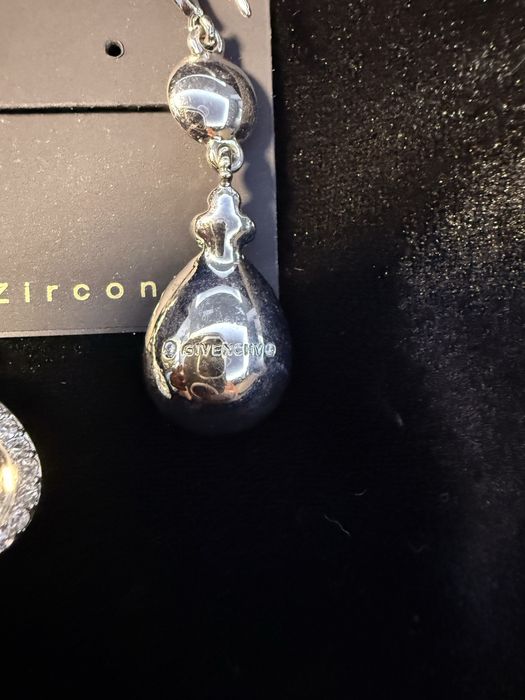 Вінтажні сережки Givenchy з кубічним цирконієм