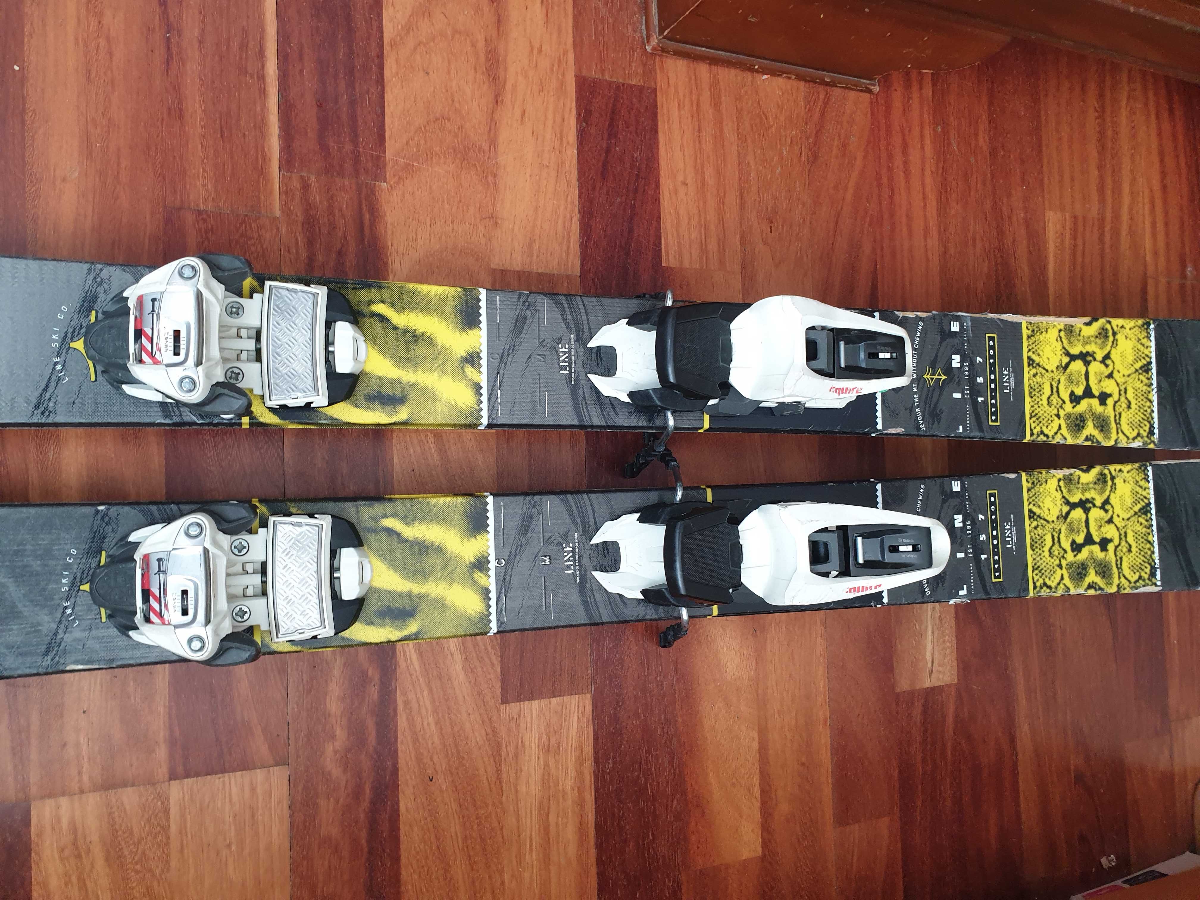 narty freestyle LINE TIGERSNAKE, TWINTIP  157 cm head, volkl 160