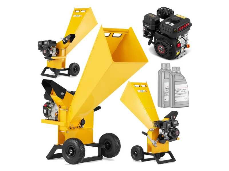 Rozdrabniacz rębarka rębak spalinowy do gałęzi HIGHER 6,5 KM