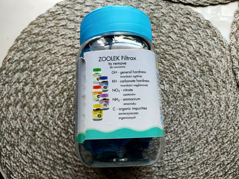 Zoolek Filtrax GH 5x100g - Obniża twardość ogólną wody