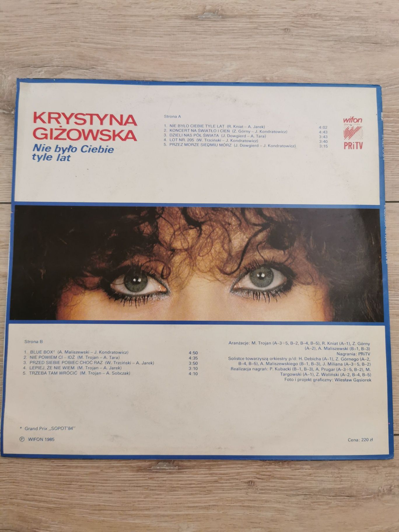 VINYL Krystyna Giżowska płyta winylowa