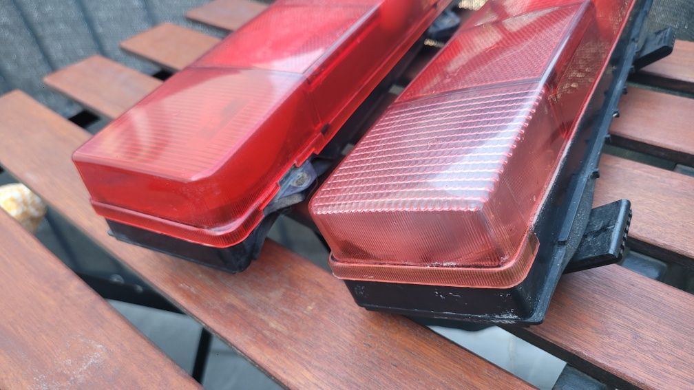Lampy tylne cinquecento sporting fiat czerwone
