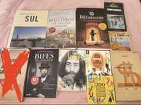 Livros vários viagens, aventura, música, finanças, História