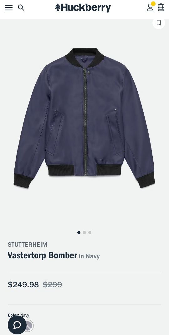 Куртка Stutterheim Vastertorp Bomber. Швеція.