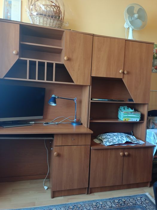 Młodzieżowa meblościanka, szafa, biurko