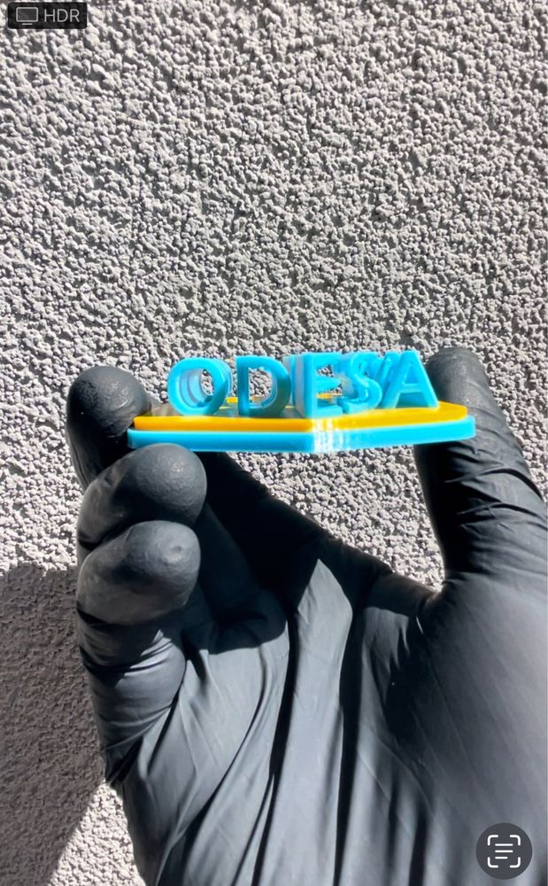 Герб України з написом на магнітах 3d (сувенір)
