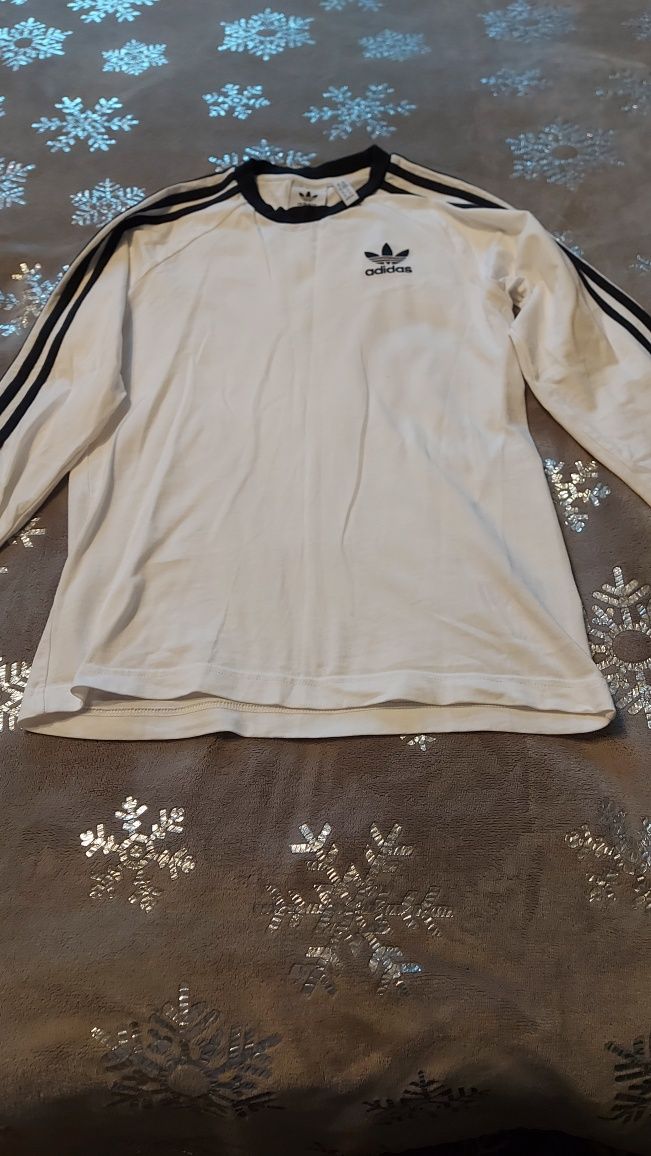 Młodzieżowa bluzka,bluza adidas xs/s bawełna