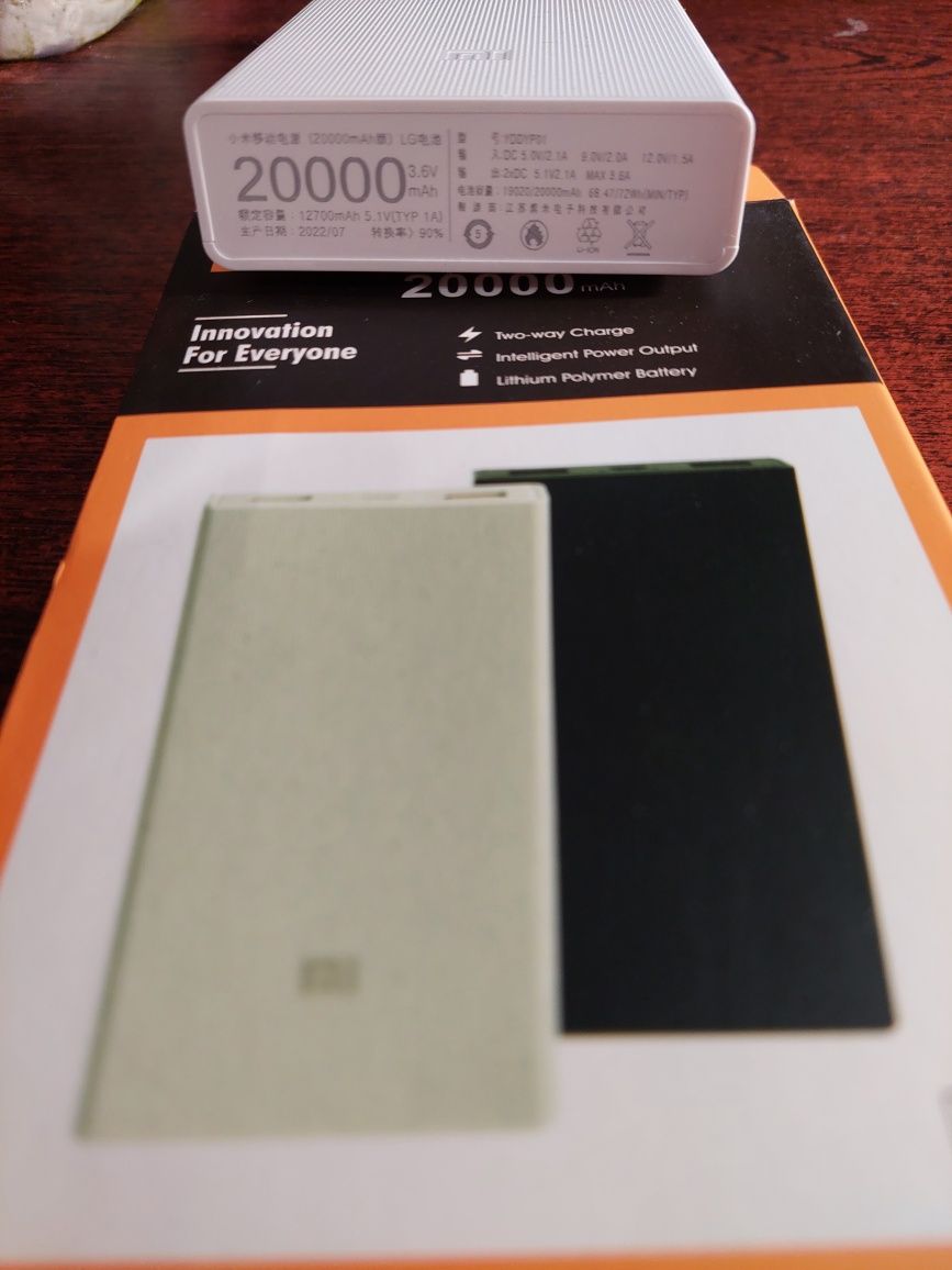 Power Bank xiaomi 20000