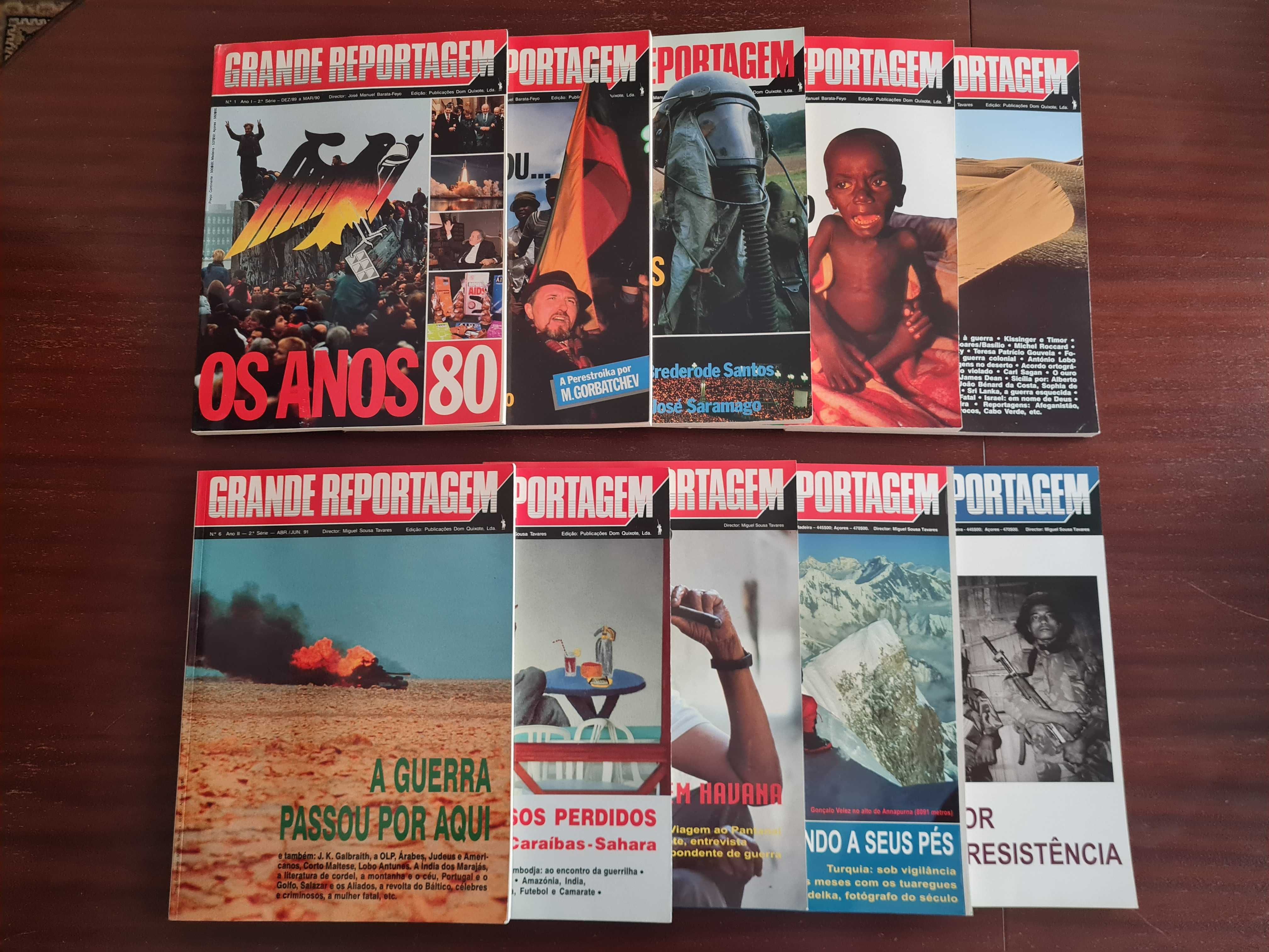 Grande Reportagem - Revistas Coleção Segunda série Nrs. 1 a 105