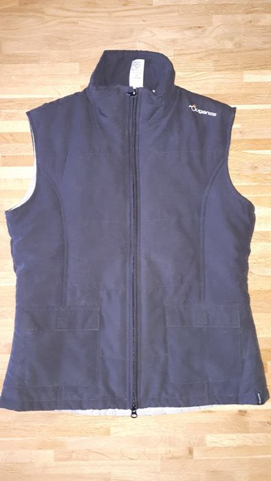 Kamizelka jeździecka Fouganza brązowa rozm XS (38)