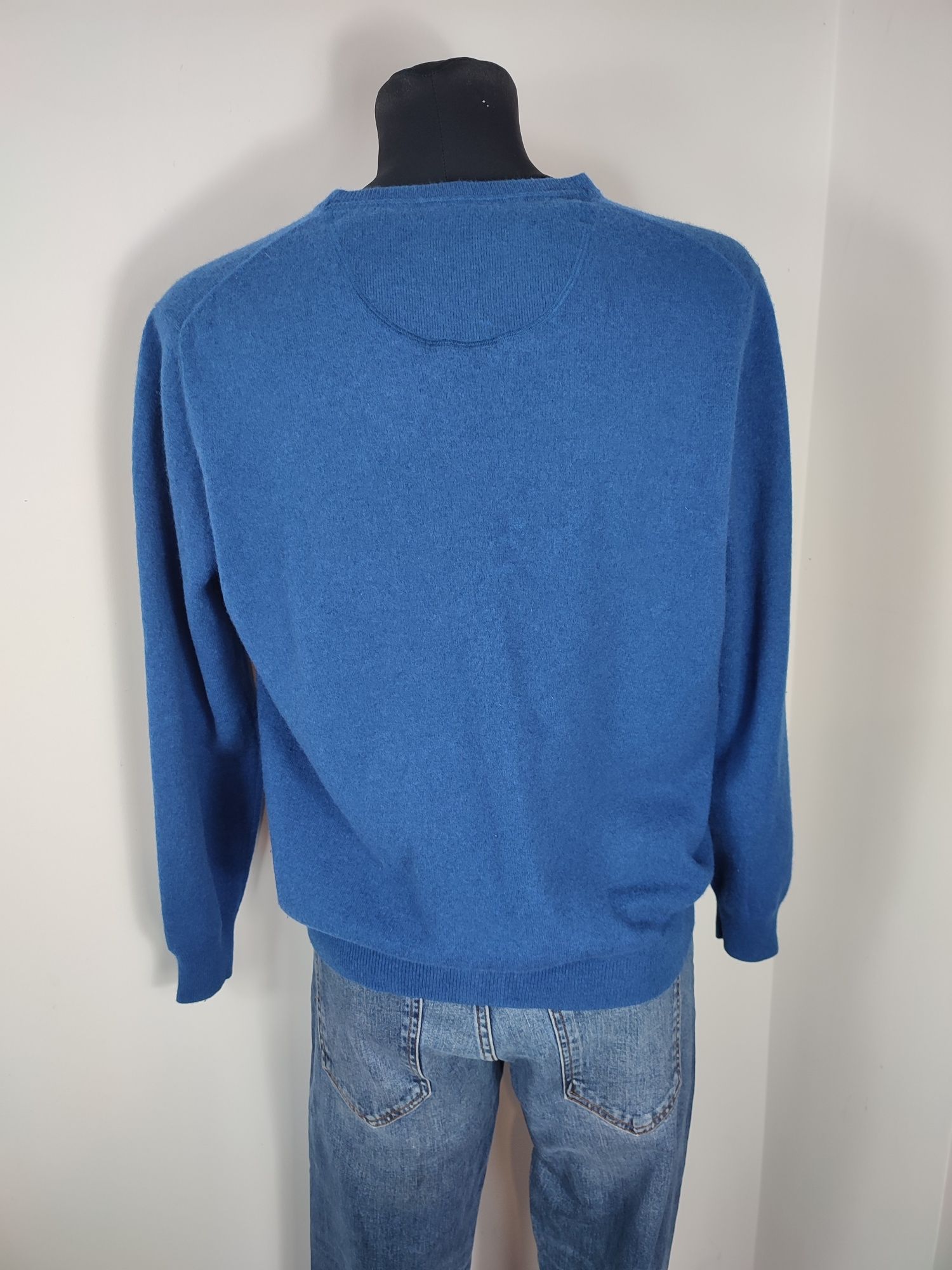 Sweter męski XL wełna kaszmir