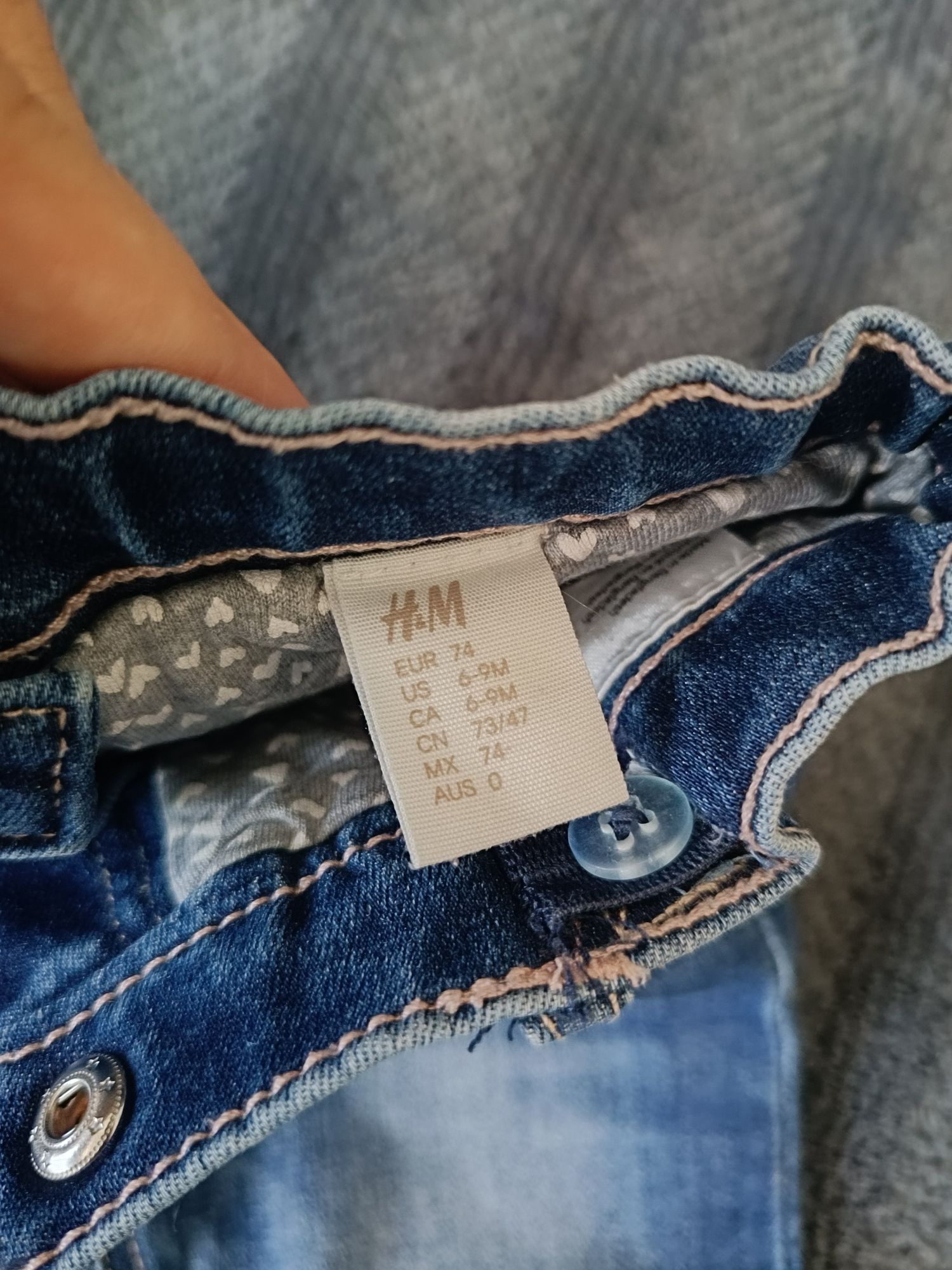Jeansy h&M r. 74