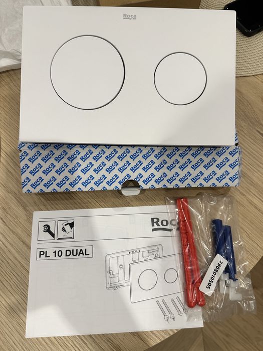 Przycisk WC Roca PL10 Dual Matt White
