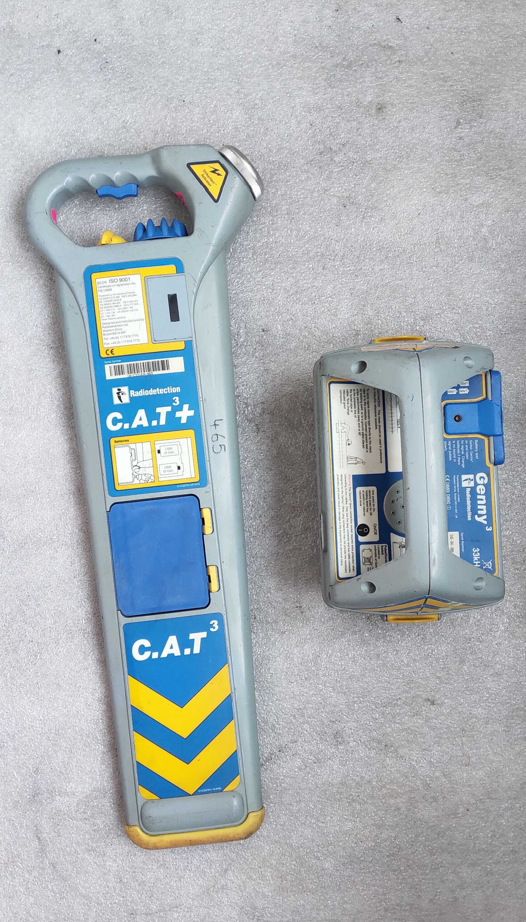 Комплект трассоискатель Radiodetection CAT3+ генеретор Genny3