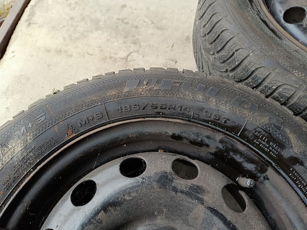 Koła na felgach stalowych 4x108
