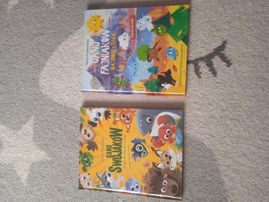 Książki dla dzieci "Gang swojaków" "Gang Fajniaków" i inne