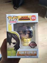 Funko pop aizawa in sleeping bag my hero academia mha