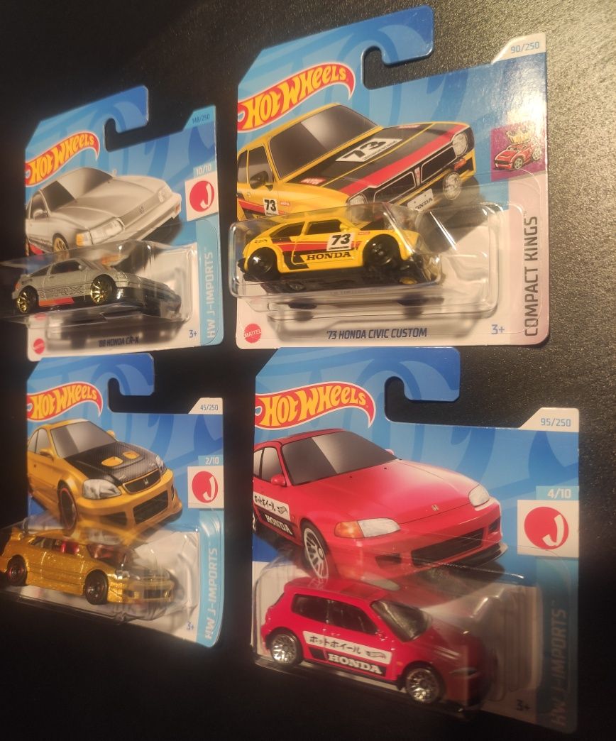 Zestaw samochodów Hot Wheels HONDA