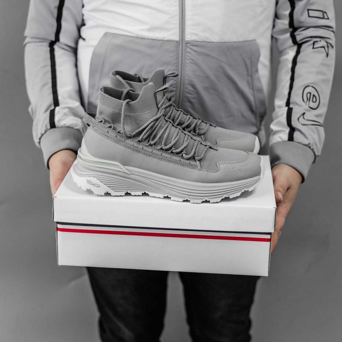 Кросівки Moncler Monte Runner Grey premium