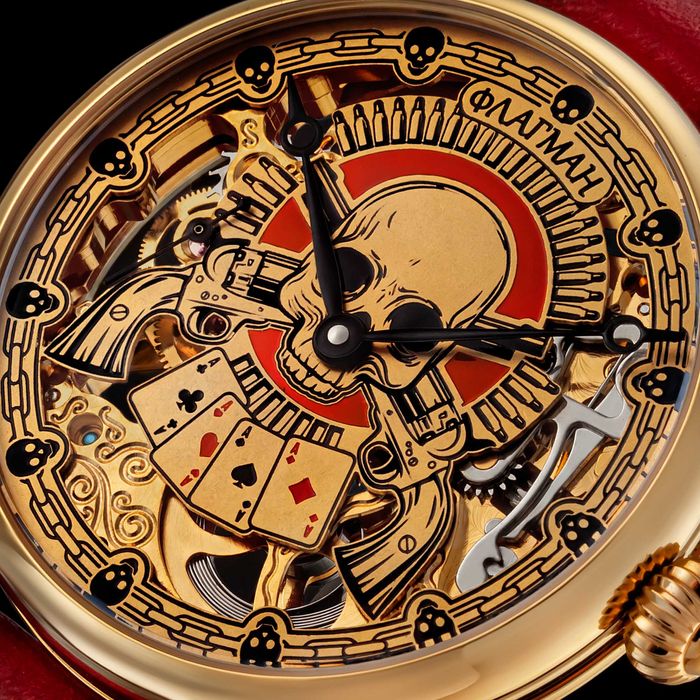 Мужские наручные часы скелетон Механические часы казино Часы на руку