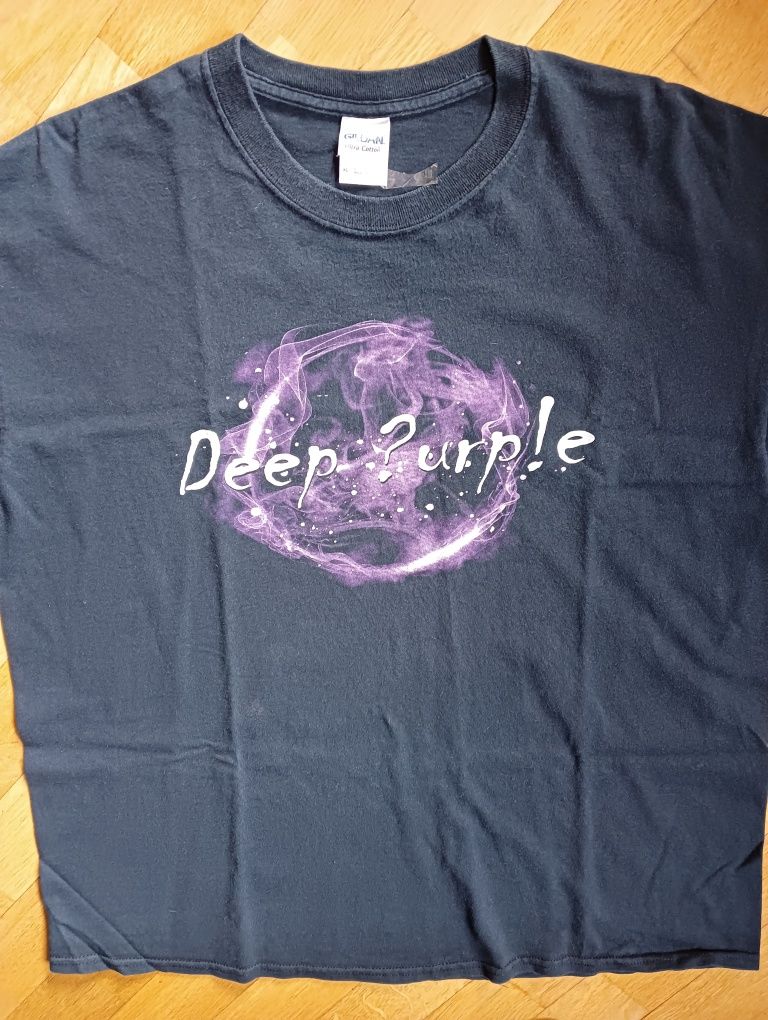 Unikat Koszulka z koncertu Deep Purple XL tshirt Gildan merch Gillan