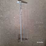 Aluminiowy Wieszak na ubrania Prl