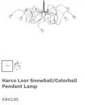 Żyrandol design Harco Loor Snowball