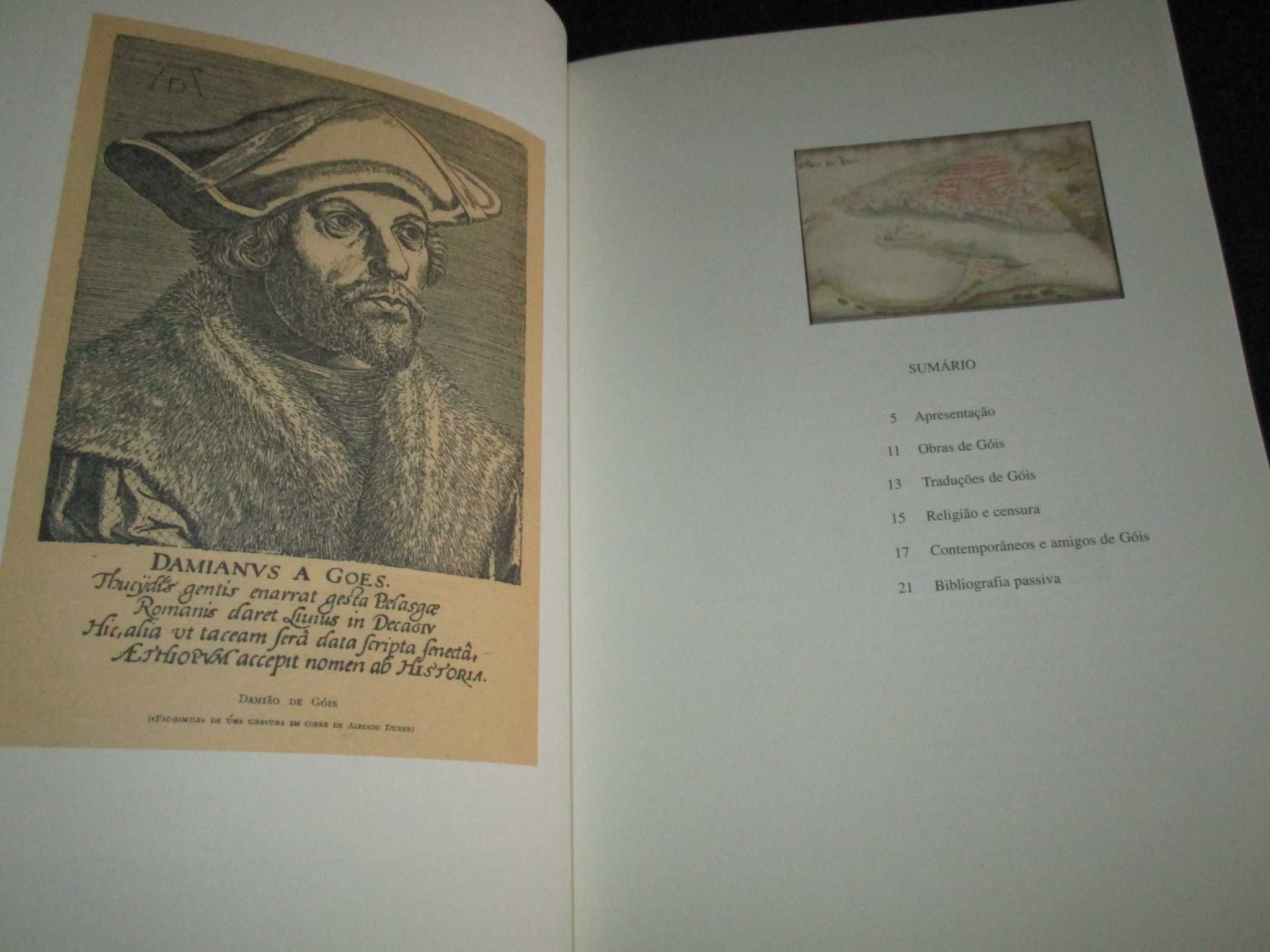 Livro Damião de Góis e o Humanismo Europeu Exposição Bibliográfica