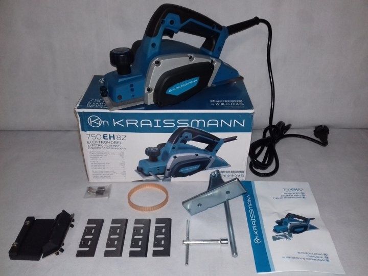 Рубанок Крайсман Германия 750Вт 16000об/мин Электрорубанок Новый