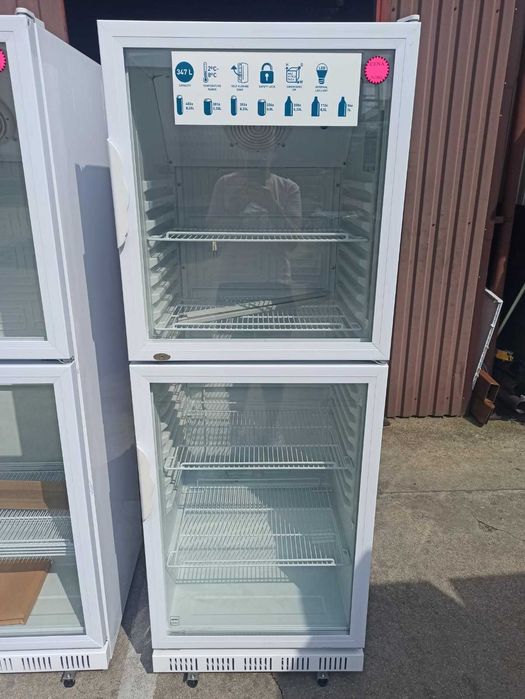 METRO Professional Lodówka na napoje z 2 szklanymi drzwiami, 347 l