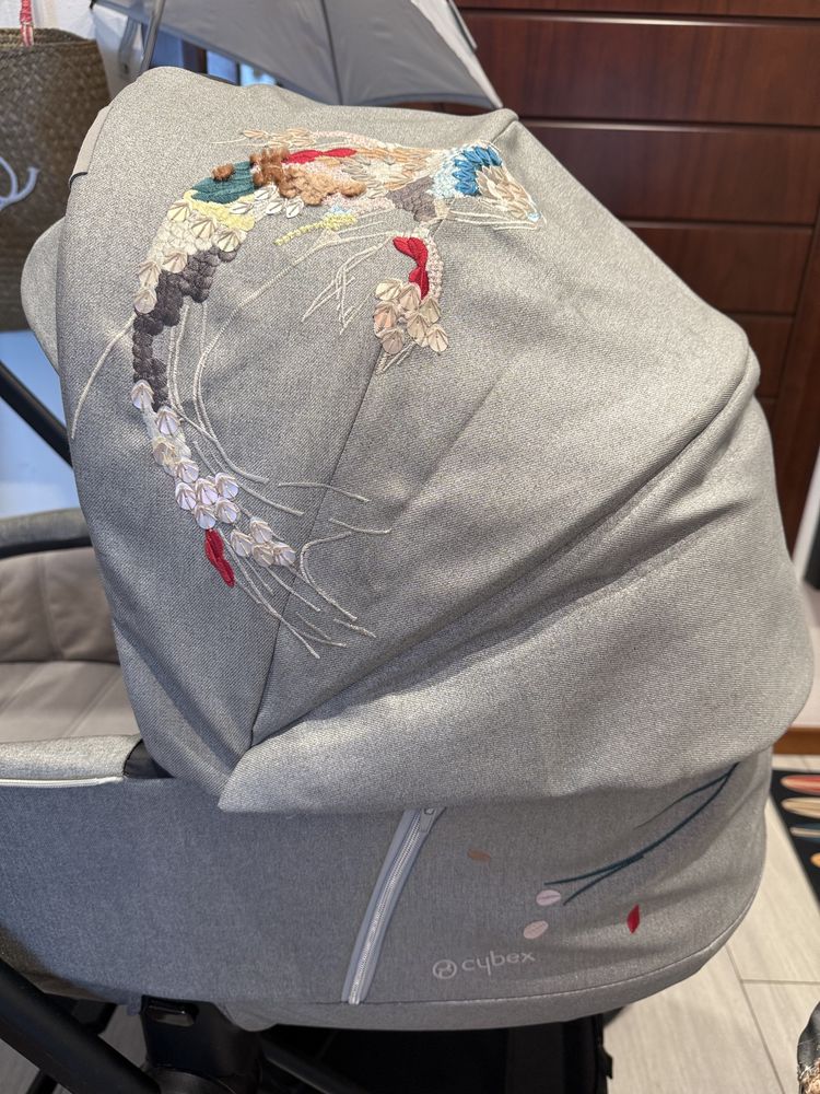 Cybex Priam Platinum Koi gondola spacerówka fotelik crystalized