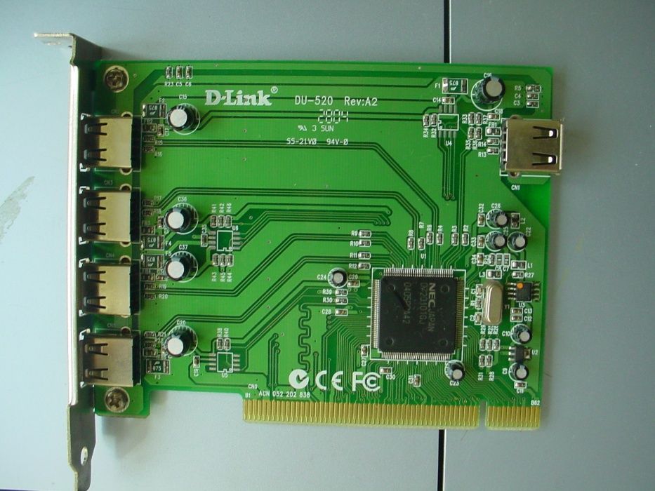 Placa Adaptadora USB PCI de alta velocidade