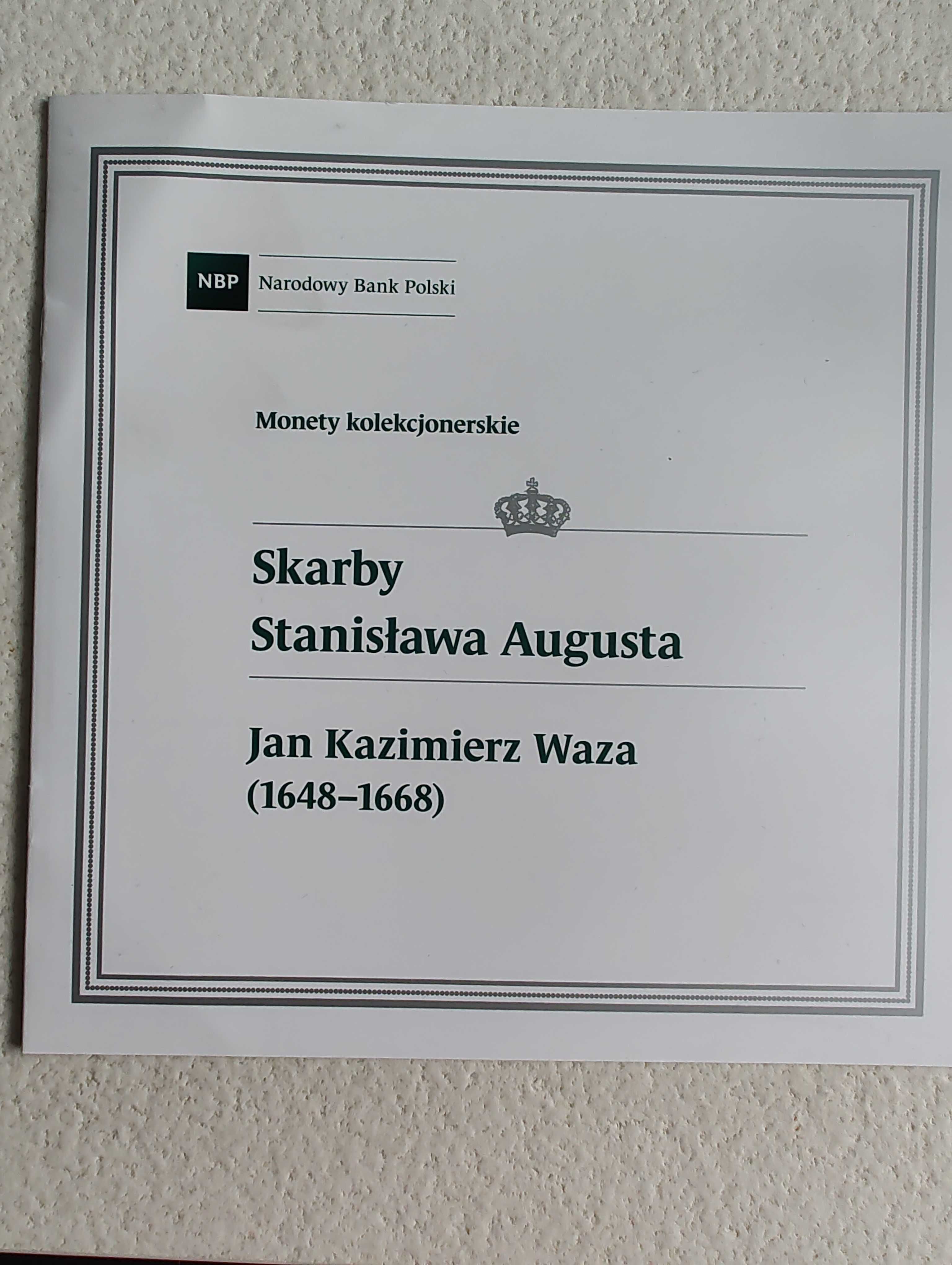SSA - Jan Kazimierz Waza - moneta 50 zł