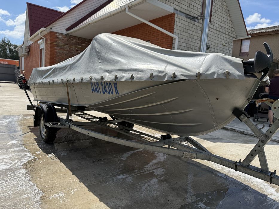 Казанка 5м3 Honda bf20 4 такта